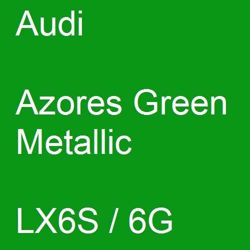Audi, Azores Green Metallic, LX6S / 6G.
